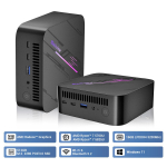 Blackview MP100 Mini PC AMD R7 5700U 8-tuumaline 16-l&otilde;imeline miniarvuti 16GB /32GB DDR4 512GB/1TB SSD miniarvuti arvuti 16GB+512GB must