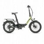 JOBOBIKE Ace - Elektrijalgratas - 250 W mootor - 36 V 10 Ah aku - Kokkupandav elektrijalgratas - Maksimaalne kiirus 25 km/h - Kollane