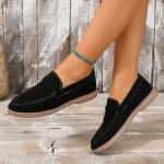 Meeste mugavad seemisnahast kingad, Lamedad vabaaja slip-on kingad, Moodsad seemisnahast kingad, Klassikalised &uuml;marate ninaga pehmest nahast kingad 2025 40 brown