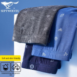 Septwolves Men's Printed Seamless Breathable Boxer Briefs XL