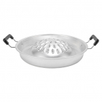 Tai BBQ grillpann 2-&uuml;hes mittekleepuv &uuml;htlane kuumenemine alumiinium kuum pott grill s&ouml;epann gaasipliidi jaoks gaasiballooniga gaasipliit