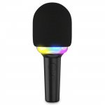 Microphone Karaok&eacute; Ledwood SINGMASTER, Effet LED RGB, Bluetooth, Effet 5 Voix, sur batterie 4H, Enceinte 15W, Recharge USB-C must