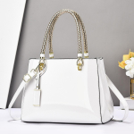Luksuslik Mood L&auml;ikiv Lakknahast Suure Mahutavusega &Otilde;lakott Crossbody Kott Naistele 29*13*21CM valge