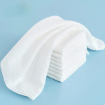 100% puuvillane beebim&auml;hk vasts&uuml;ndinu m&auml;hkimiseks 5-10 tk beebikootud m&auml;hkmeid 43x45cm pestav korduvkasutatav kahekihiline pehme beebir&auml;tik 10PCS of Set valge