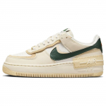 Nike Air Force 1 Shadow Kookospiim Kuusk Naiste Tennised Kreemjas L&otilde;kkepruun Hele-Vanill FQ2764-100 39