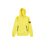 Stone Island &uuml;hev&auml;rvilise embleemiga lukuga kapuutsiga dressipluus Meeste dressipluus Kollane 781560452-V0030 L