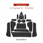 Hyundai i10 2025 - 2025 jaoks Libisemisvastane ukseava topsihoidja matt ukse soonematt libisemisvastased matid alustallad auto siseaksessuaarid