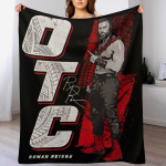 Roman Reigns OTC Viskepadi Luksuslik Disainer Karvased Telkimine Kolimispadjad 30x40in