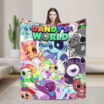 Dandy's World Gourdy flanelltekid Pehmed vastupidavad vooditekid diivanile voodile Dekoratiivne muster Voodikate Diivanivoodi kate 30x40in