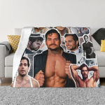 henry cavill fotokollaaž Viskepadi Pehme ruuduline halloweeni padi 30x40in