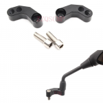 Aftermarket free shippingMotorrad Aluminium Spiegel Umzug Verlangerung Adapter Kit fite Fur BMW F650GS F700GS F800GS/R HP2-Megam