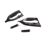 Car Door Handle Decoration Bowl Cover Carbon Fiber Shell For Mercedes Benz Smart 451 453 fortwo forfour Car Exterior Old Smart