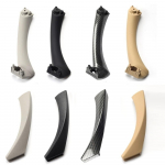 Car Inner Handle Interior Door Panel Pull Trim Cover Gray Beige Black left Right For BMW 3 series E90 E91 316 318 320 325 Black-left-Cover