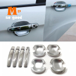 ABS Chrome For Suzuki Sx4 S-Cross 2014 15 16 17 2018 Car Side Door Handle Bowl protector Cover Trim Car styling Accessories Door bowl 1