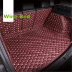 Sinjayeri veekindel, v&auml;ga kaetud auto pagasiruumi matt, saba, pakiruumi vaibakate k&otilde;rge k&uuml;ljega pagasikate Mazda CX-30 CX30 jaoks veinipunane v&auml;rv