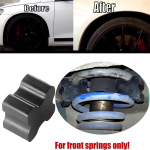 8pcs Heavy Duty Rubber Coil Spring Booster Kit, Rubber Coil Spacers for 1 to 1.5 Coil Spring Lift,Fits Most Cars SUVs