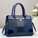 Krokodillimustriga vabaaja kott: Moodne, mitmek&uuml;lgne naiste &otilde;la- ja crossbody kott 30*13*23