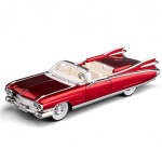 1:24 Cadillac Eldorado Biarritz 1959 Seeria 62 Sulamist Valatud Klassikalise Auto Mudel Lauakaunistused J&otilde;ulukingitused S&otilde;pradele Poisi punane