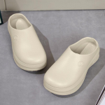 Naiste libisemiskindlad kinnised sussid Daamide pehmed veekindlad hingavad lamedad paksude talladega EVA sandaalid Naiste v&auml;lisjalan&otilde;ud Majakingad 36-37 khaki