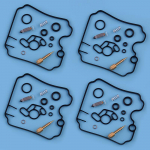 4 Sets Carburetor Repair Floating Needle Mixture Kit Motorcycle fit for Yamaha FZR 1000 Genesis Exup 3LE TDM 850 4TX H 3VD N 4CM