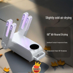 Kvaliteetne UV-jalatsisterilisaator ja kuivati koduseks kasutamiseks White: 4-Arm Quick-Dry, 10-Year Warranty