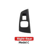 Door Window Switch Cover Panel Trim For BMW 5 series G30 Car Interior Door Pull Handle 2018- Armrest Model C Right Rear brown