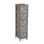Kapp-riiul vannituppa Ngawi - Puit - Hall - 98 x 32 x 26 cm - Versa hall