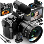 Digitaalkaamera -4K - 48MP - 16x digitaalne suum - 3,0-tolline IPS LCD