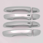 FOR Volkswagen Passat B8 2016- Accessory glossy chrome silver door handle covers trim 2017 2018 double smart entry gray