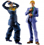 JoJo Figuurid Josuke Higashikata Yoshikage Kira Mometria Kuju Bizarre Adventure Diamond is Unbreakable ametlikust kaubast & JoJo's [Komplekt 2]