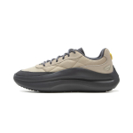 Li Ning Cushioning Slip Resistant Abrasion Resistant Lightweight Low top Casual Shoes Men's Beige Black AGLU299-4 43 gray