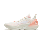 Li Ning Yushuai Ultra Low Basketball Shoes Men's Low top White Pink ABAU033-8 43.5 white
