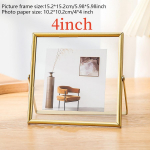 4/6-tolline fotoraam Lihtsas stiilis l&auml;bipaistvad akr&uuml;&uuml;lraamid k&auml;sitsi valmistatud piltide jaoks j&otilde;ulukingituseks kodu lauakaunistuseks