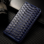 Pythoni mustriga ehtsast nahast klapp&uuml;mbris Samsung Galaxy S20 S21 S22 S23 S24 S25 S26 FE Plus Ultra Edge jaoks Rahakott&uuml;mbrised S26 Plus