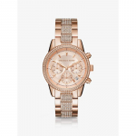 Michael Kors Bryant Pav&eacute; Roosakuldse Tooniga K&auml;ekell MK6485 roosa kuldne v&auml;rv