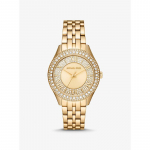 Michael Kors Harlowe Pav&eacute; Kuldse Tooniga K&auml;ekell MK4709 kuld