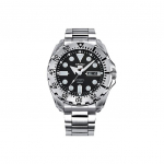 SEIKO Automaatne Mehaaniline Liikumine Roostevabast Terasest Rihmaga K&auml;ekell Meeste Kellad Must Tahvel SRP599J1 Black Dial