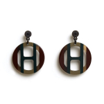 Hermes Klassikalised Elegantse Peene Moodsad K&otilde;rvar&otilde;ngad Naiste k&otilde;rvar&otilde;ngad Tume-pruun Tume-roheline H057086FL12 Dark Brown/Dark Green,F