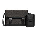 Coach League 22 Avatud Taskuga Klipskinniga ja Hoiukotiga Klassikaline Kaetud L&otilde;uendist ja Peenest Nahast &Otilde;la-Crossbody Kott V&auml;ike C8113-MI5 Basic Set (Bag+Dust Bag)