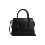 Coach Andrea Carryall 22 Moodne Reljeefne Logo T&otilde;mblukuga Sulgemine Nahast &Otilde;la- v&otilde;i Crossbody Kandekott V&auml;ikesed Naiste K&auml;ekotid Must CP081-JIBLK Gift Box Set (Basic Set+Yellow Box)