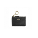 Coach Skinny ID-kaardi hoidja &Uuml;hev&auml;rviline nahast kaardihoidja Mini naiste kaardihoidja Must 57841-LIBLK Basic Set (Bag+Dust Bag)