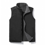 S&uuml;gis Talv Fliis Meeste Vest Jakk Vabaaja Soe Paks Suur Pikk Meeste Varrukateta Vest V&ouml;&ouml;tkott Lahtine Vest XXXXXL must