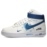 Nike Air Force 1 K&otilde;rged Rula Kingad Naistele Valge Sinine DQ7584-100(Team10-QD) 36.5