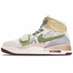 Jordan Legacy 312 High top Vintage Basketball Shoes Men's Gray White HF0745-131(Team188-&middot;) 42.5