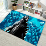 Uus Godzilla VS Kongi multikavaip libisemisvastane vastupidav suur vaip elutuppa magamistuppa kodu kaunistamiseks 50x80cm (20x31in) black