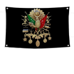 1 tk Osmanite impeeriumi lipud B&auml;nnerid Neli auku Lipp Pol&uuml;ester V&auml;lisdekoratsioon Tuba Esteetiline 150x100cm(60x40in)