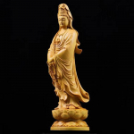 12cm Puul&otilde;ikus Guanyini Kuju Avalokiteśvara V&auml;ike Budistlik Buddha Kuju Esteetiline Tuba Laua Dekoor Kaunistused Kodu Dekoor