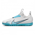 Nike Zoom Vapor 15 Academy L&ouml;&ouml;givastane amortisaatsioon Madalad jalgpallikingad Valge Sinine Laste DJ5621-146 38.5