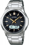 CASIO WAVE CEPTOR Maailma Raadio P&auml;ikesetoitega K&auml;ekell WVA-M630D-1A2JF Meeste Analoog-Digitaalne Roostevabast Terasest Multi-Band 6 Tough Solar Must T&auml;hikuga
