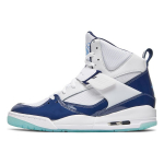 Air Jordan Flight 45 High Midnight Navy Meeste Tossud Valge &Uuml;likoolisinine DH0560-100 43